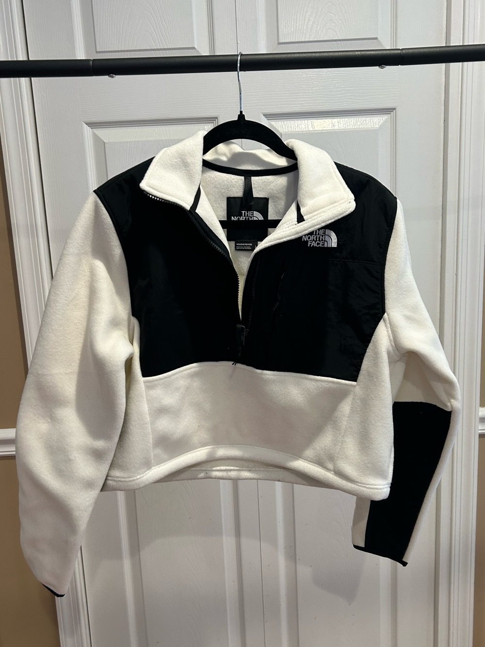The North Face Black & White Fleece Jacket